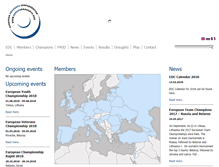 Tablet Screenshot of europedraughts.org